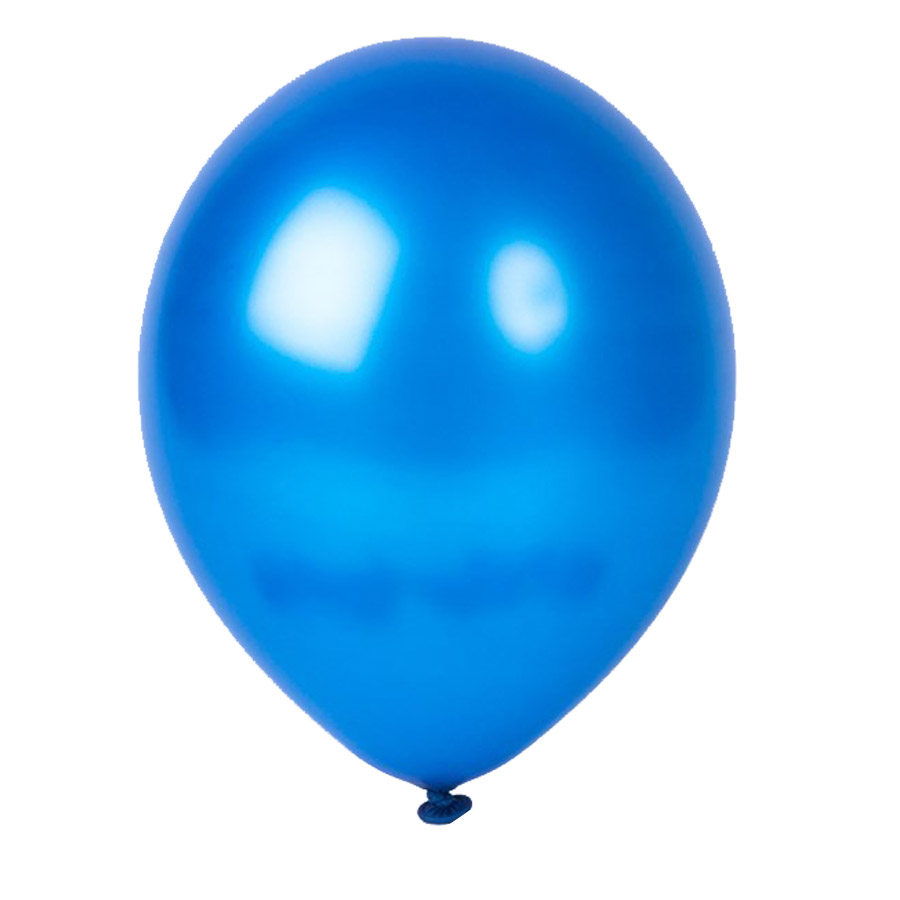 Metalik Koyu Mavi Balon 10'lu Paket