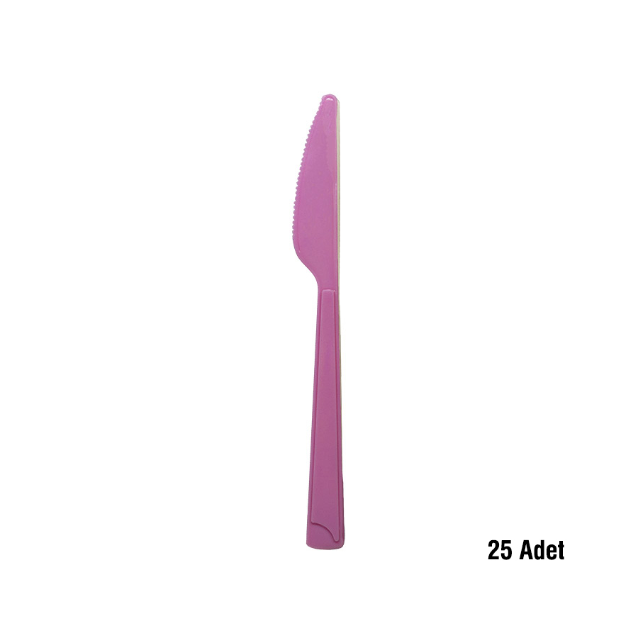 Niceplast Plastik Pembe Bıçak 25'Li