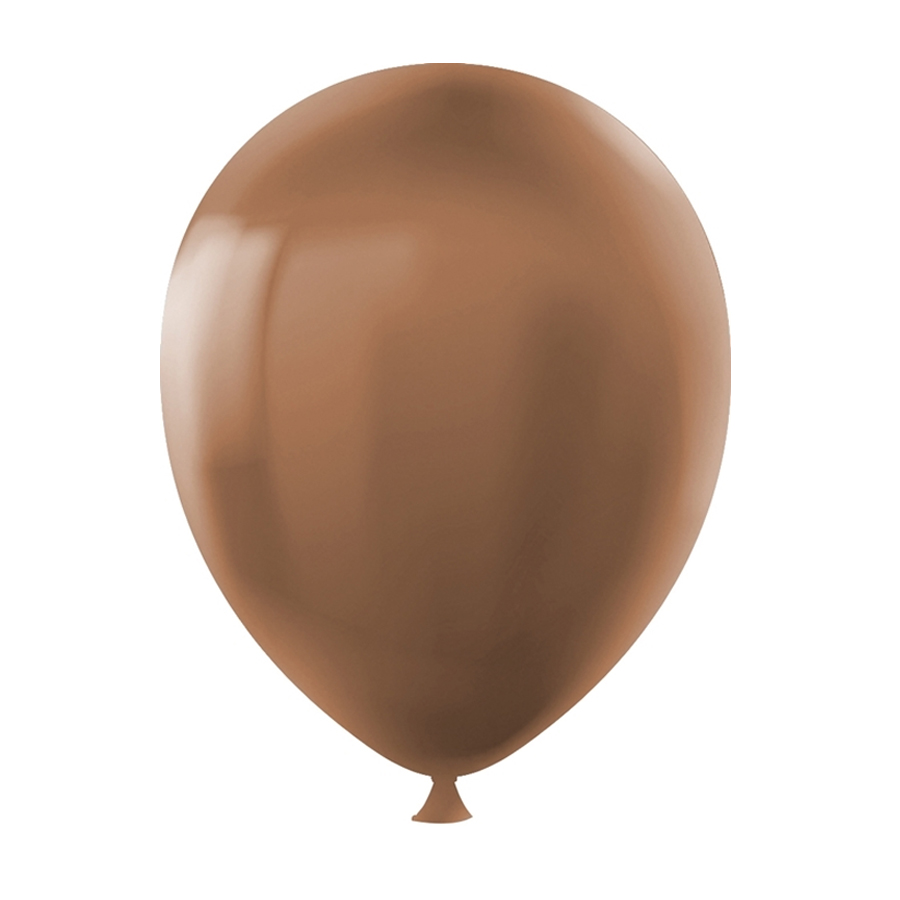 Pastel Çikolata Rengi Balon 10'lu