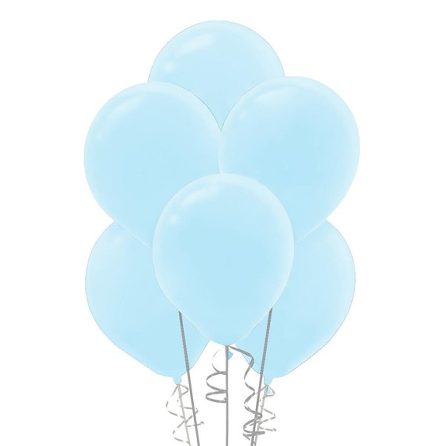 Pastel Açık Mavi Balon 10'lu Paket